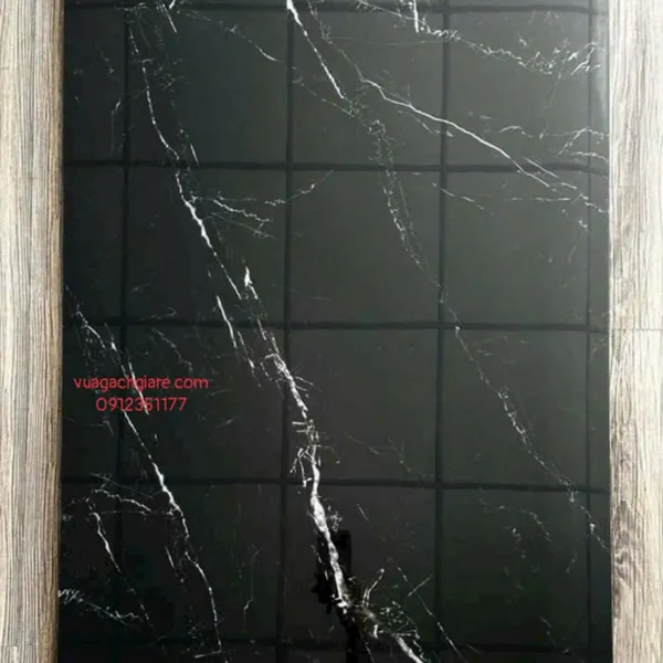 Gạch Đá 60x120 Ốp Lát TAKAO Giá Rẻ đen vân trắng TK52204