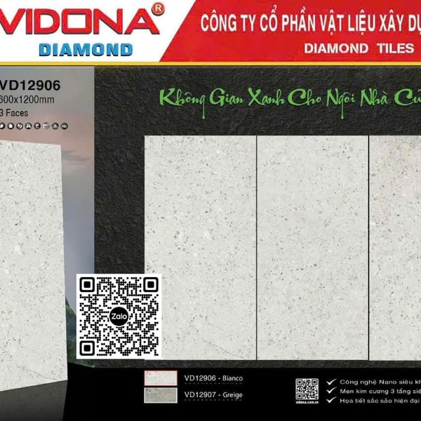 Gạch Đá 60x120 Ốp Lát Giá Rẻ terrazzo VD12906