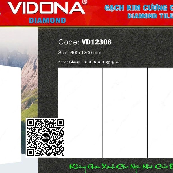 Gạch Đá 60x120 Ốp Lát Giá Rẻ trắng vân khói VD12306