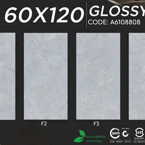 Gạch Đá 60x120 Ốp Lát Giá Rẻ xám vân đá A6108808