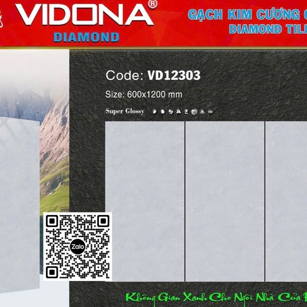 Gạch Đá 60x120 Ốp Lát Giá Rẻ xám nhạt VD12303