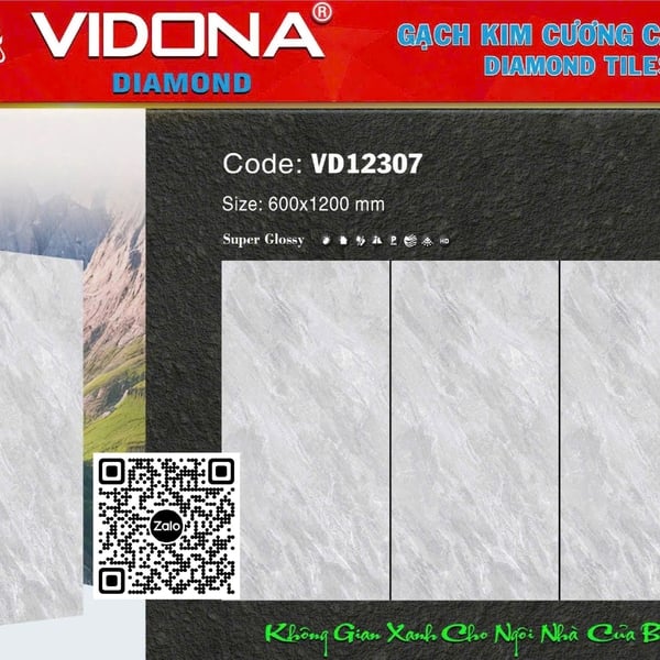 Gạch Đá 60x120 Ốp Lát Giá Rẻ xám vân đá VD12307