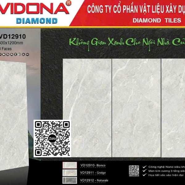 Gạch Đá 60x120 Ốp Lát Giá Rẻ xám vân trắng VD12910