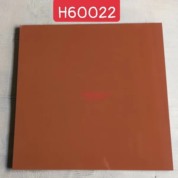 Gạch Đá 60x60 Ốp Lát Giá Rẻ đỏ trơn H60022