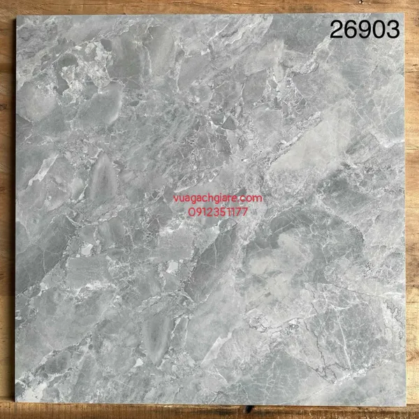 Gạch Đá 60x60 Ốp Lát Giá Rẻ xám vân đá 26903