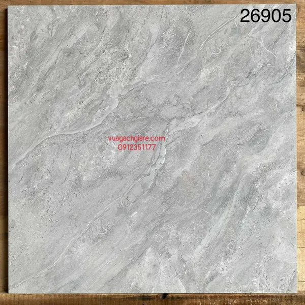 Gạch Đá 60x60 Ốp Lát Giá Rẻ xám vân đá 26905