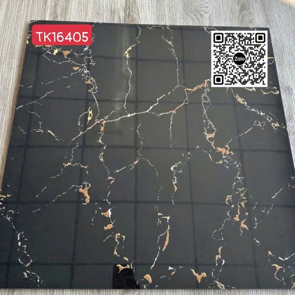Gạch Đá 60x60 Ốp Lát Giá Rẻ đen vân cam TK16405