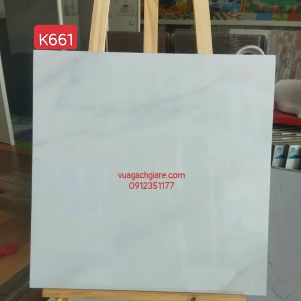 Gạch Đá 60x60 Ốp Lát Giá Rẻ PANCERA trắng vân khói K661