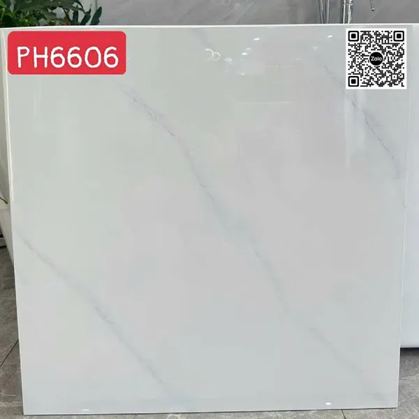 Gạch Đá 60x60 Ốp Lát Giá Rẻ trắng vân khói 6606
