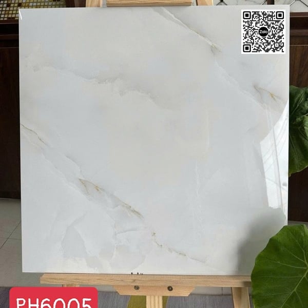 Gạch Đá 60x60 Ốp Lát Giá Rẻ trắng vân đá PH6005