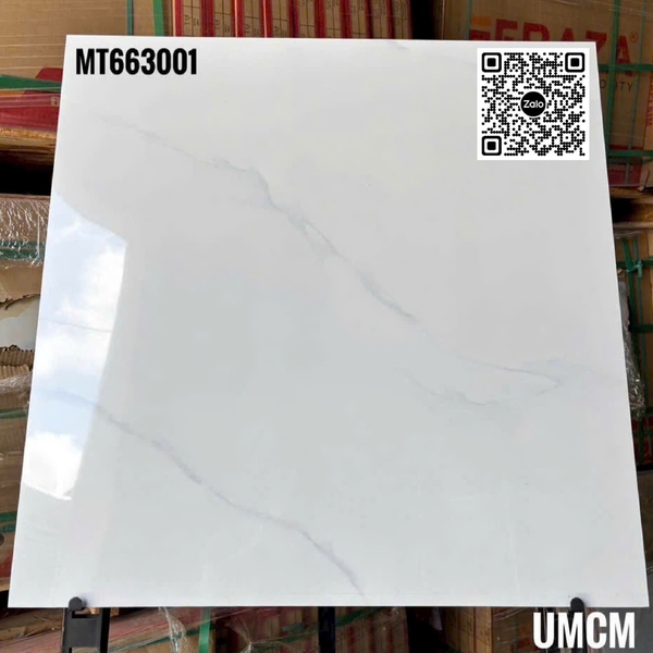 Gạch Đá 60x60 Ốp Lát Giá Rẻ trắng vân khói MT663001