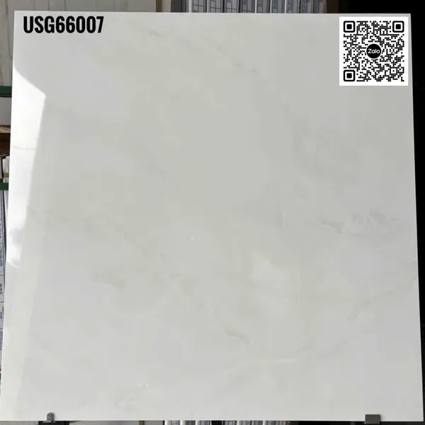 Gạch Đá 60x60 Ốp Lát Giá Rẻ trắng vân mây USG66007