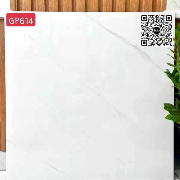 Gạch Đá 60x60 Ốp Lát Giá Rẻ Viglacera trắng vân khói GP614