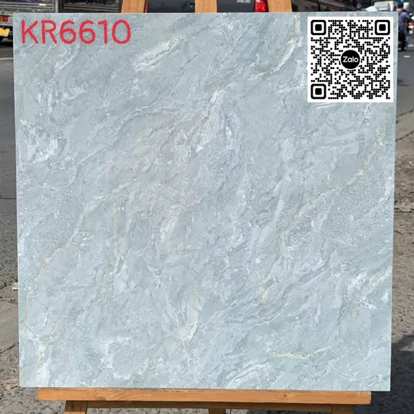 Gạch Đá 60x60 Ốp Lát Giá Rẻ xám vân đá KR6610