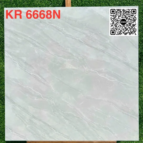 Gạch Đá 60x60 Ốp Lát Giá Rẻ xám vân khói KR6668N