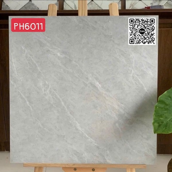 Gạch Đá 60x60 Ốp Lát Giá Rẻ xám vân trắng PH6011