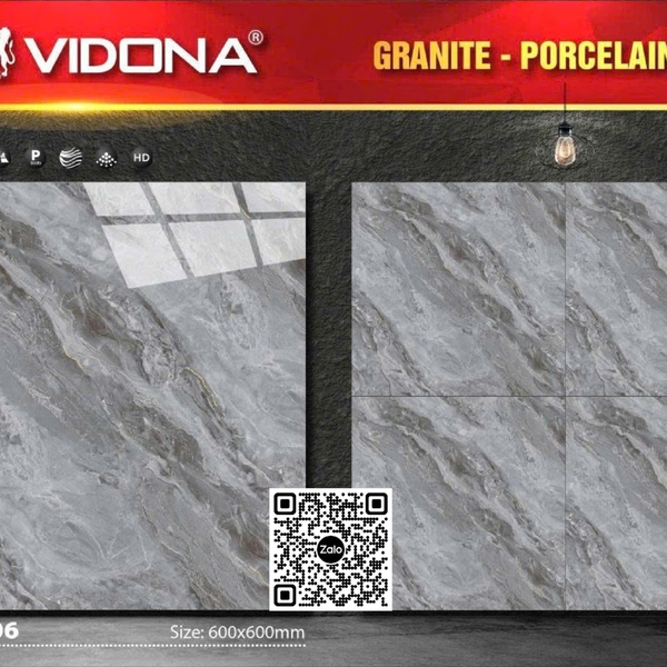 Gạch Đá 60x60 Ốp Lát Giá Rẻ xám vân đá TP6006
