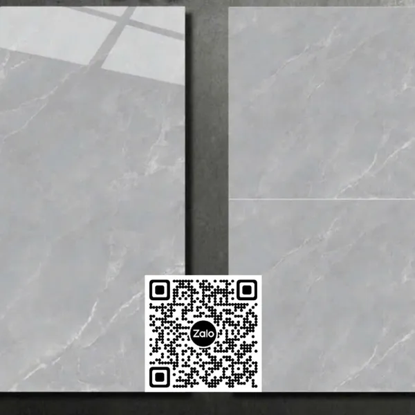 Gạch Đá 60x60 Ốp Lát Giá Rẻ xám vân trắng 6005