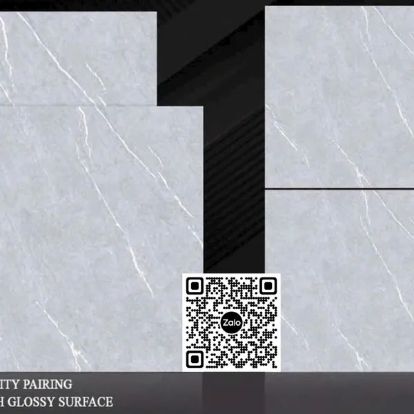 Gạch Đá 60x60 Ốp Lát Giá Rẻ xám vân trắng 67005