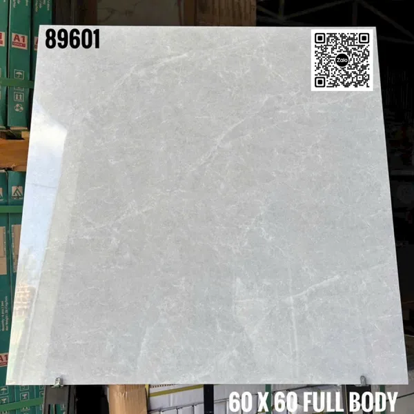 Gạch Đá 60x60 Ốp Lát Giá Rẻ xám vân trắng 89601