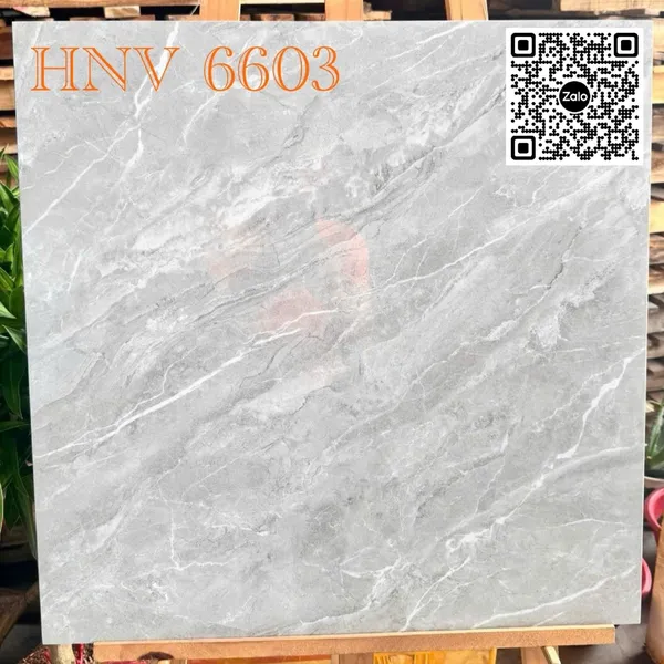 Gạch Đá 60x60 Ốp Lát Giá Rẻ xám vân trắng V6603