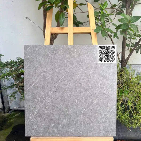 Gạch Đá 60x60 Ốp Lát xám đậm vân trắng