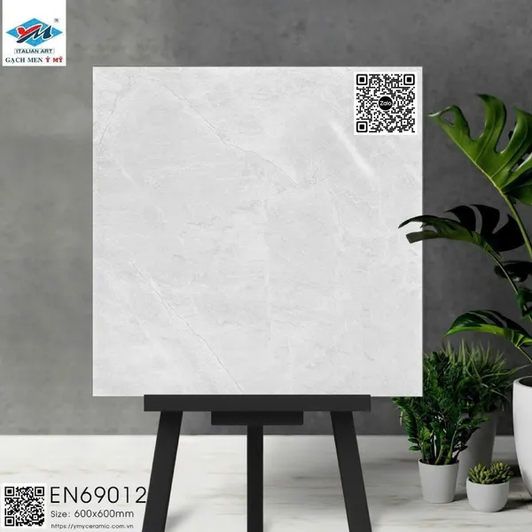 Gạch Đá 60x60 Ốp Lát Ý Mỹ Giá Rẻ xám vân đá EN69012