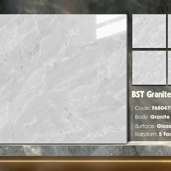 Gạch Đá 60x60 Ốp Lát Ý Mỹ Giá Rẻ xám vân đá F68047R