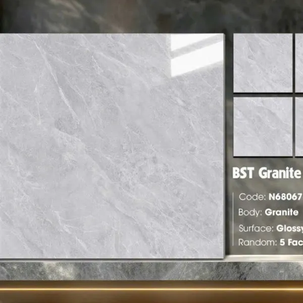 Gạch Đá 60x60 Ốp Lát Ý Mỹ Giá Rẻ xám vân đá N68067R