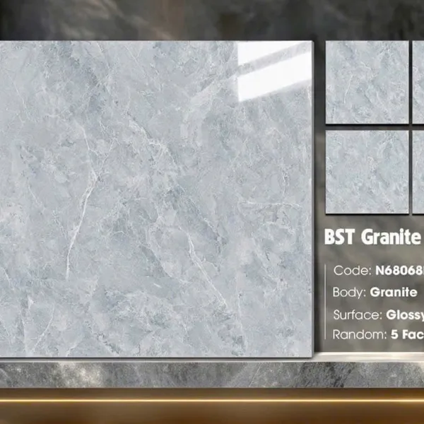 Gạch Đá 60x60 Ốp Lát Ý Mỹ Giá Rẻ xám vân đá N68068R