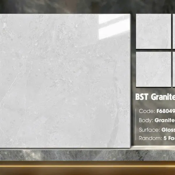 Gạch Đá 60x60 Ốp Lát Ý Mỹ Giá Rẻ xám vân F68049R