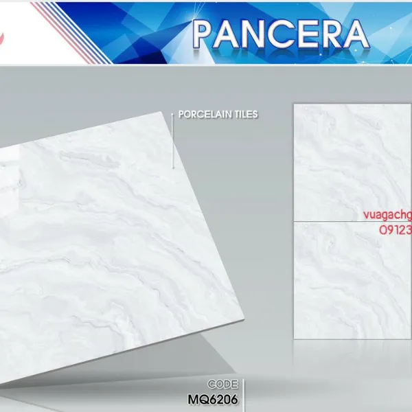 Gạch Đá Lát Nền 60x60 PANCERA vân đá MQ6206