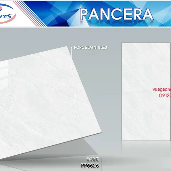 Gạch Đá Lát Nền 60x60 PANCERA xám vân đá PP6626