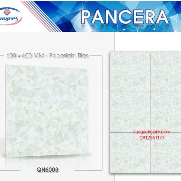 Gạch Đá Lát Nền 60x60 PANCERA xanh ngọc QH6003