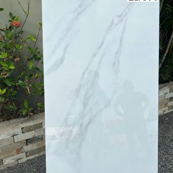 Gạch Đá 80x160 Ốp Lát Ấn Độ trắng vân khói 8101