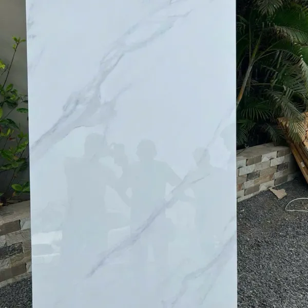 Gạch Đá 80x160 Ốp Lát Ấn Độ trắng vân khói 8102