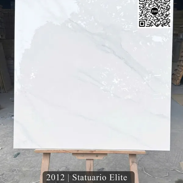 Gạch Đá 80x80 Ốp Lát Ấn Độ trắng vân khói 2012