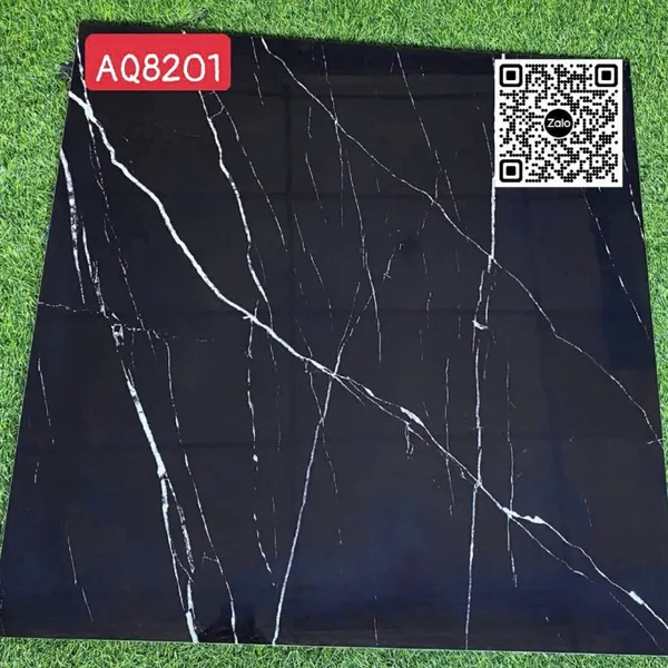 Gạch Đá 80x80 Ốp Lát Giá Rẻ đen tia chớp AQ8201