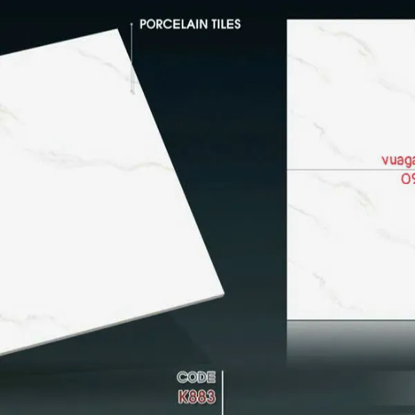 Gạch Đá 80x80 Ốp Lát Giá Rẻ PANCERA trắng vân khói K883
