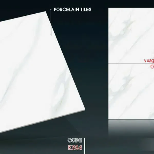 Gạch Đá 80x80 Ốp Lát Giá Rẻ PANCERA trắng vân khói K884