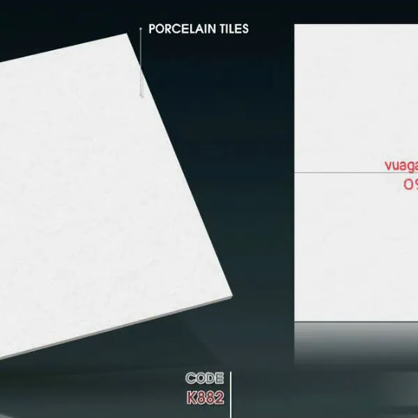 Gạch Đá 80x80 Ốp Lát Giá Rẻ PANCERA trắng vân mây K882