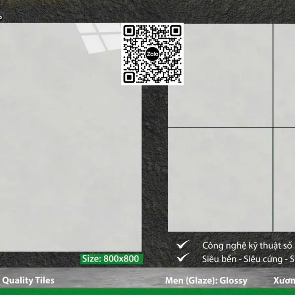 Gạch Đá 80x80 Ốp Lát Giá Rẻ màu xám CRH8818