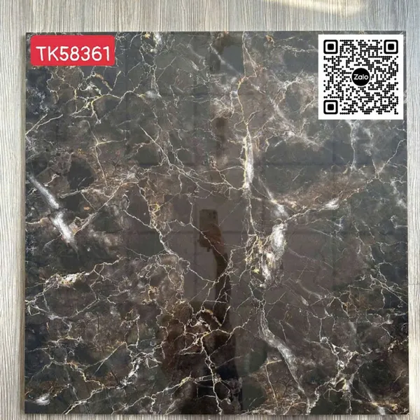 Gạch Đá 80x80 Ốp Lát Giá Rẻ nâu vân đá TK58361