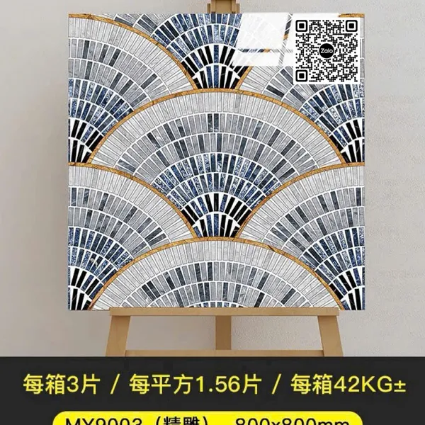 Gạch Đá 80x80 Ốp Lát Trang Trí rẻ quạt MY9003