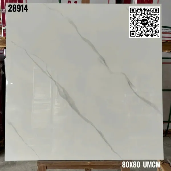 Gạch Đá 80x80 Ốp Lát Giá Rẻ trắng vân khói 28914