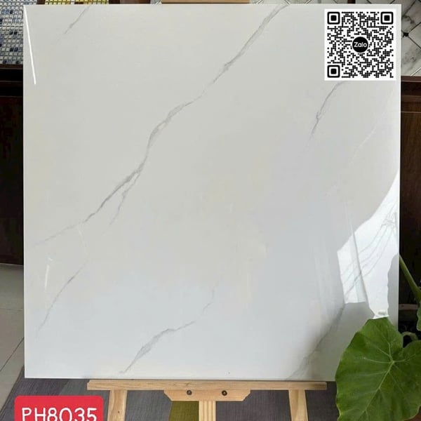 Gạch Đá 80x80 Ốp Lát Giá Rẻ trắng vân khói PH8035