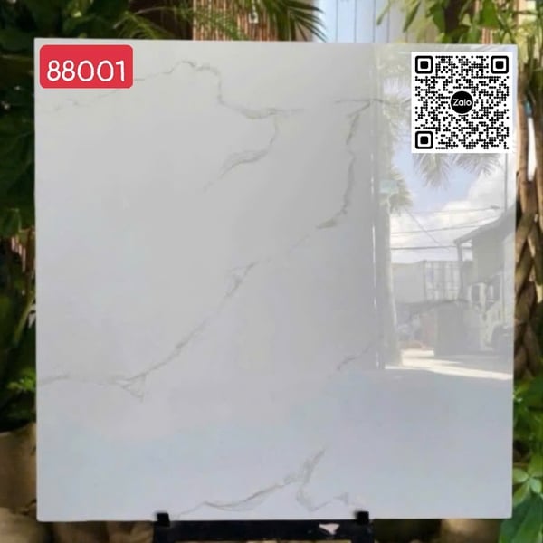 Gạch Đá 80x80 Ốp Lát Giá Rẻ trắng vân khói 88001