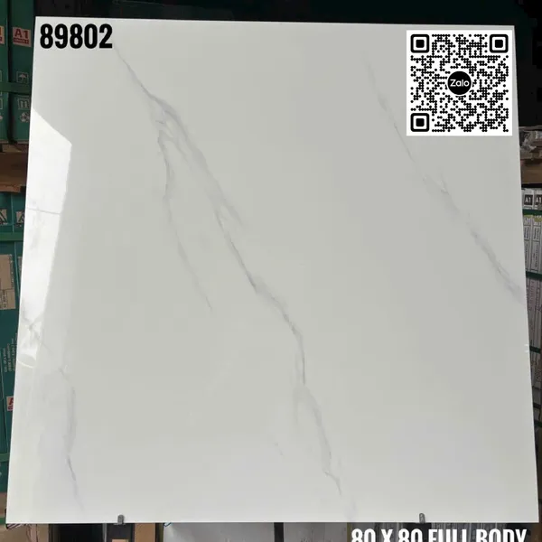 Gạch Đá 80x80 Ốp Lát Giá Rẻ trắng vân khói 89802