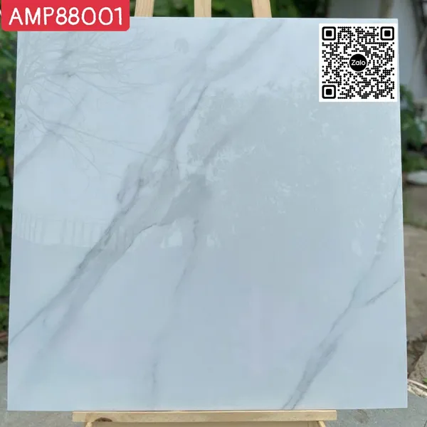 Gạch Đá 80x80 Ốp Lát Giá Rẻ trắng vân khói AMP88001