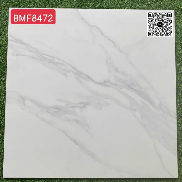 Gạch Đá 80x80 Ốp Lát Giá Rẻ trắng vân khói BMF8472